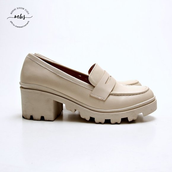 Mudd 90’s Y2K Chunky Heel Loafers - Picture 1 of 13